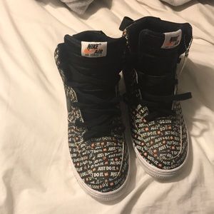 Just Do It Air Force 1s